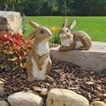 Design Toscano Bashful and Hopper Garden Bunnies Collection: Set of Two QM6200861